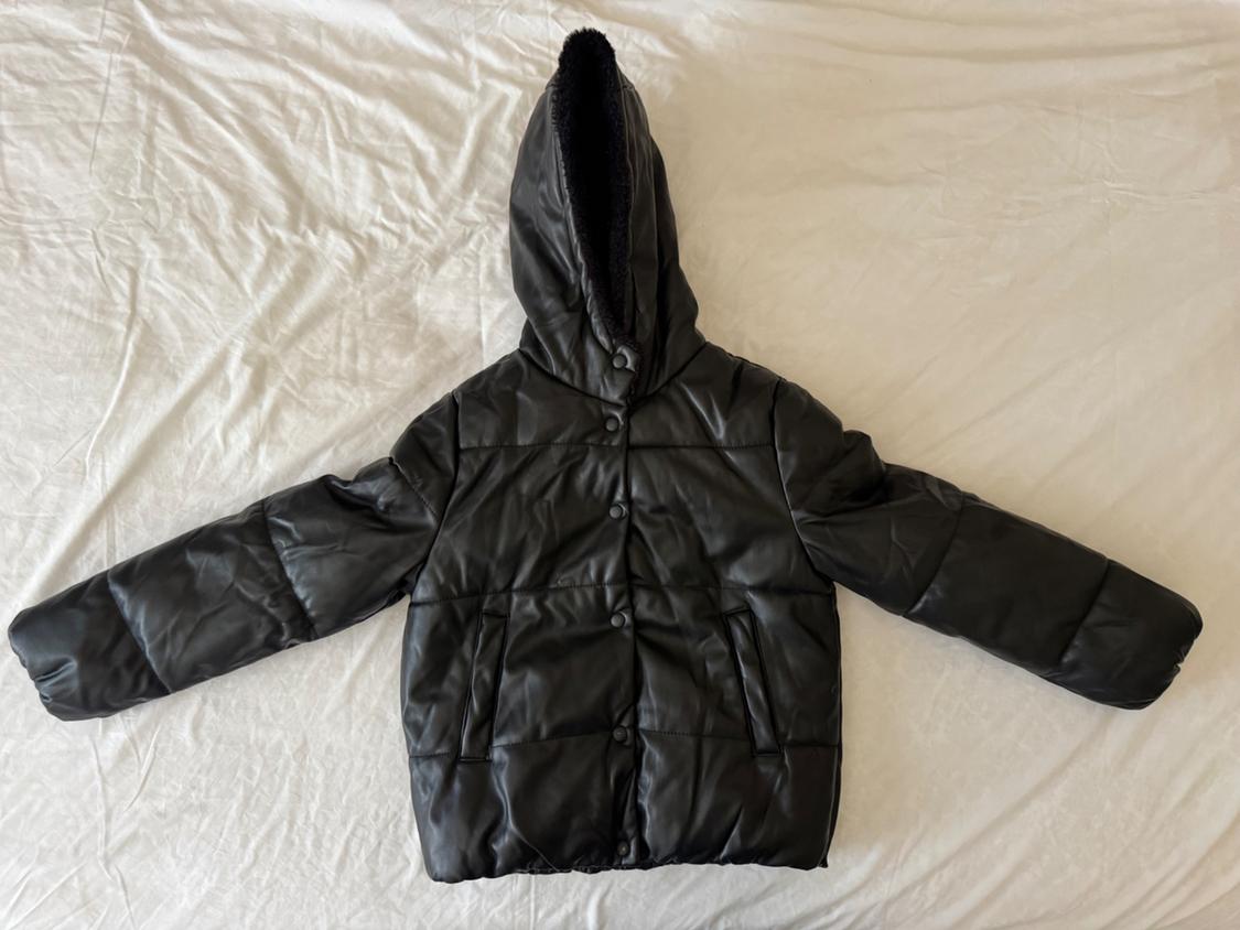 FAUX LEATHER PADDED JACKET