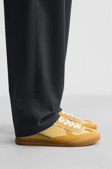 RETRO-STYLE SNEAKERS - Yellow by Zara - Image 0