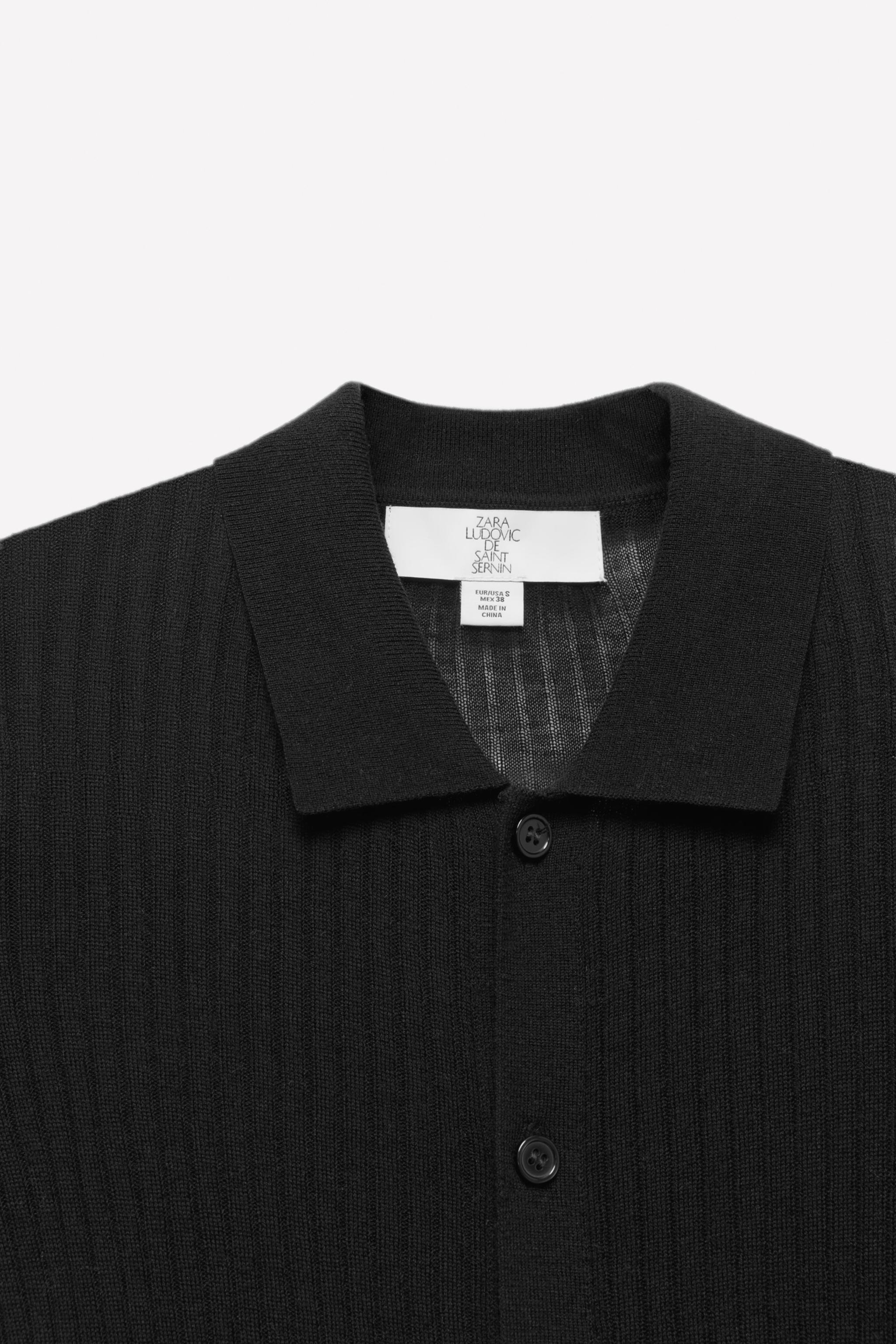 KNIT WOOL - SILK SHIRT LUDOVIC DE SAINT SERNIN x ZARA