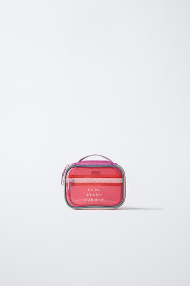 BEACH TOILETRY BAG - Pink by Zara