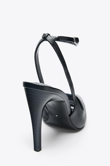 TALONS EN CUIR - Noir de Zara - Image 5