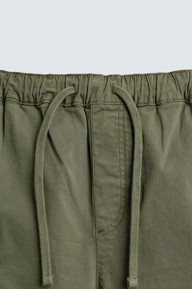 PANTALON CARGO SLIM FIT - Kaki de Zara - Image 8