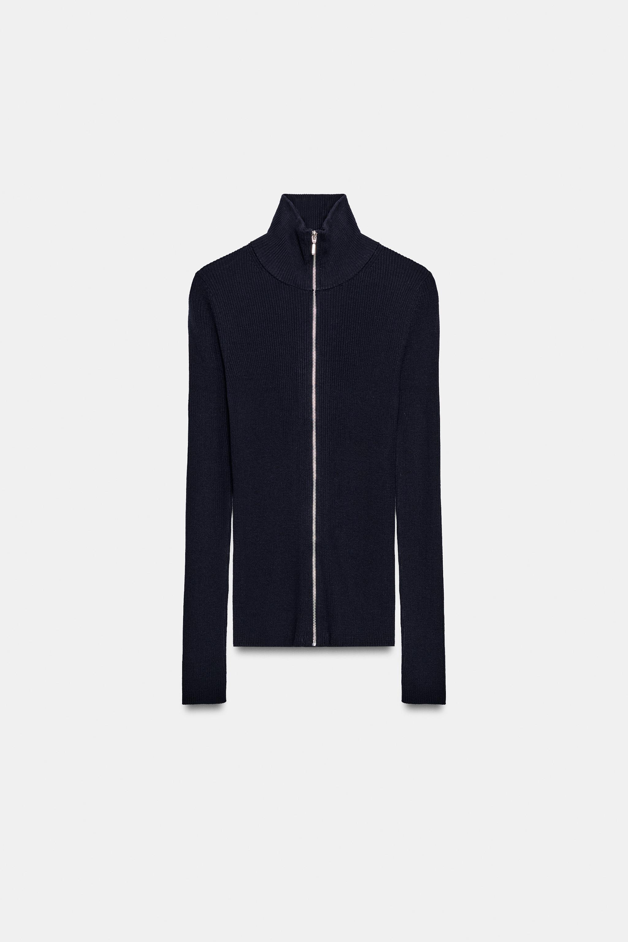Zara FİTİLLİ TRİKO HIRKA görsel 6
