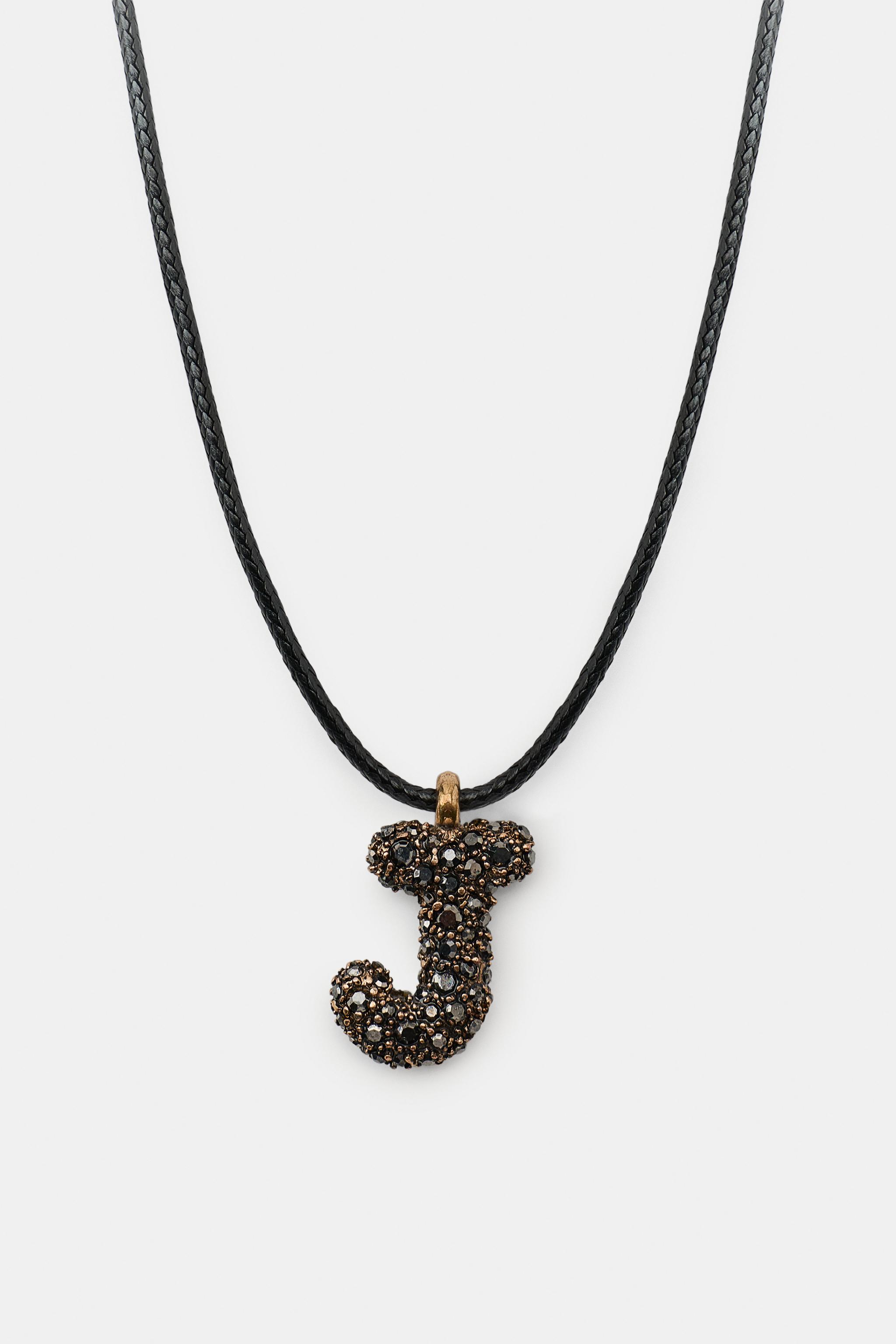 LETTER CORD NECKLACE