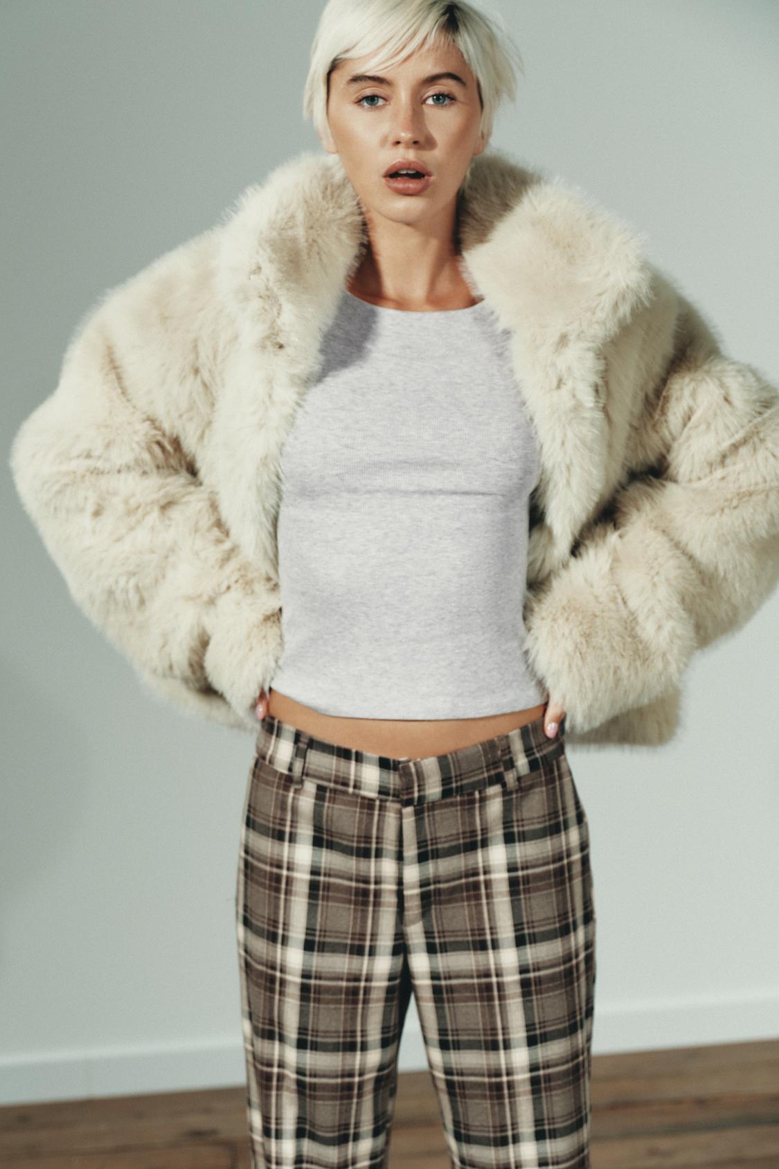 PLAID PANTS