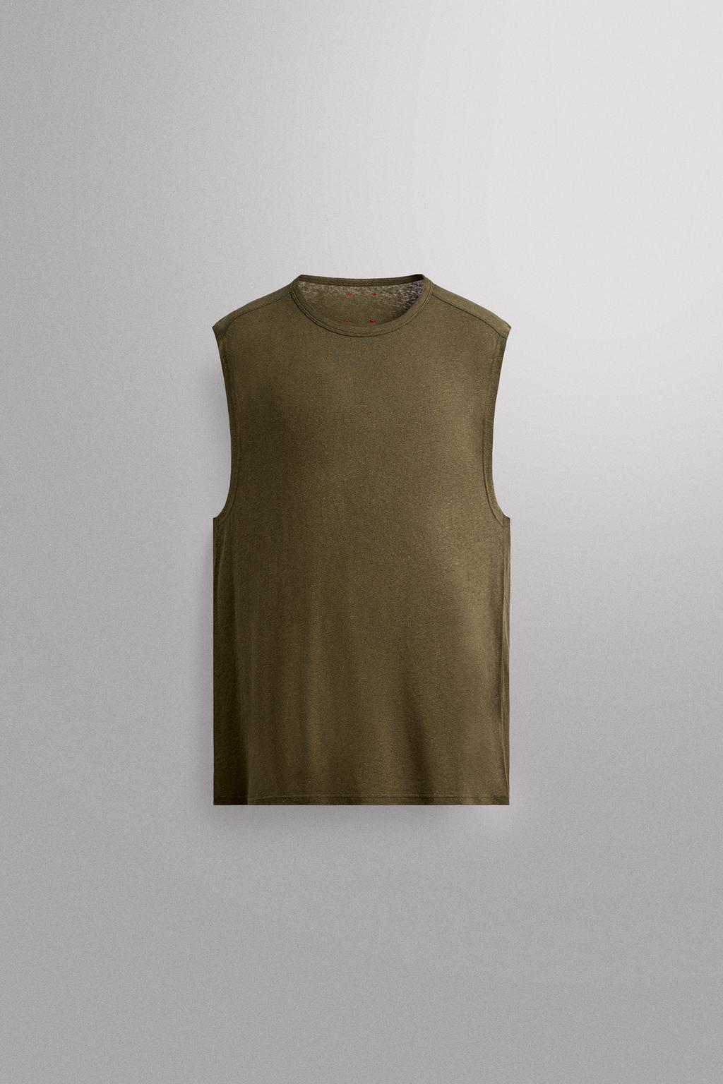 LIGHTWEIGHT LINEN/COTTON TANK TOP
