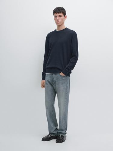 Zara Straight-leg jeans - Indigo - Image 0
