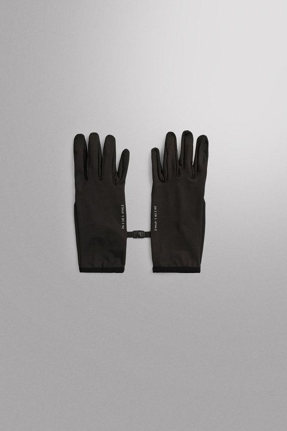 Zara RUNNING GLOVES - Black - Image 0