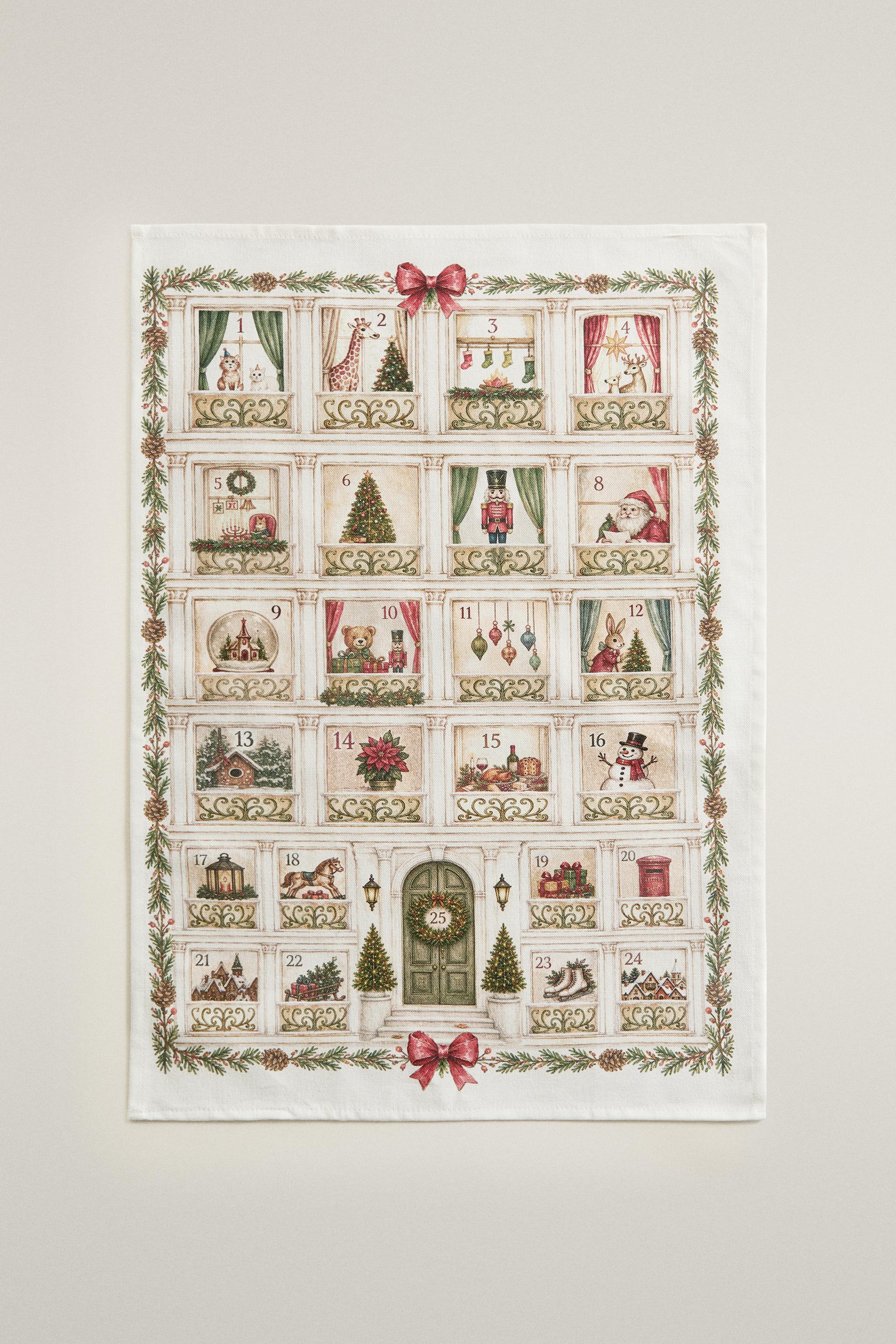 CHRISTMAS PRINT KITCHEN TOWELS (PACK OF 2)