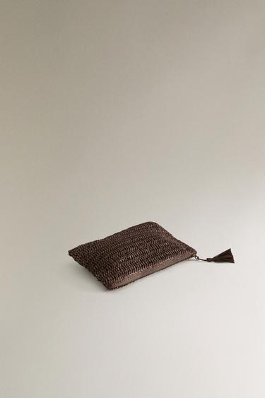 PAPER WASH BAG - Brown by Zara - Image 1