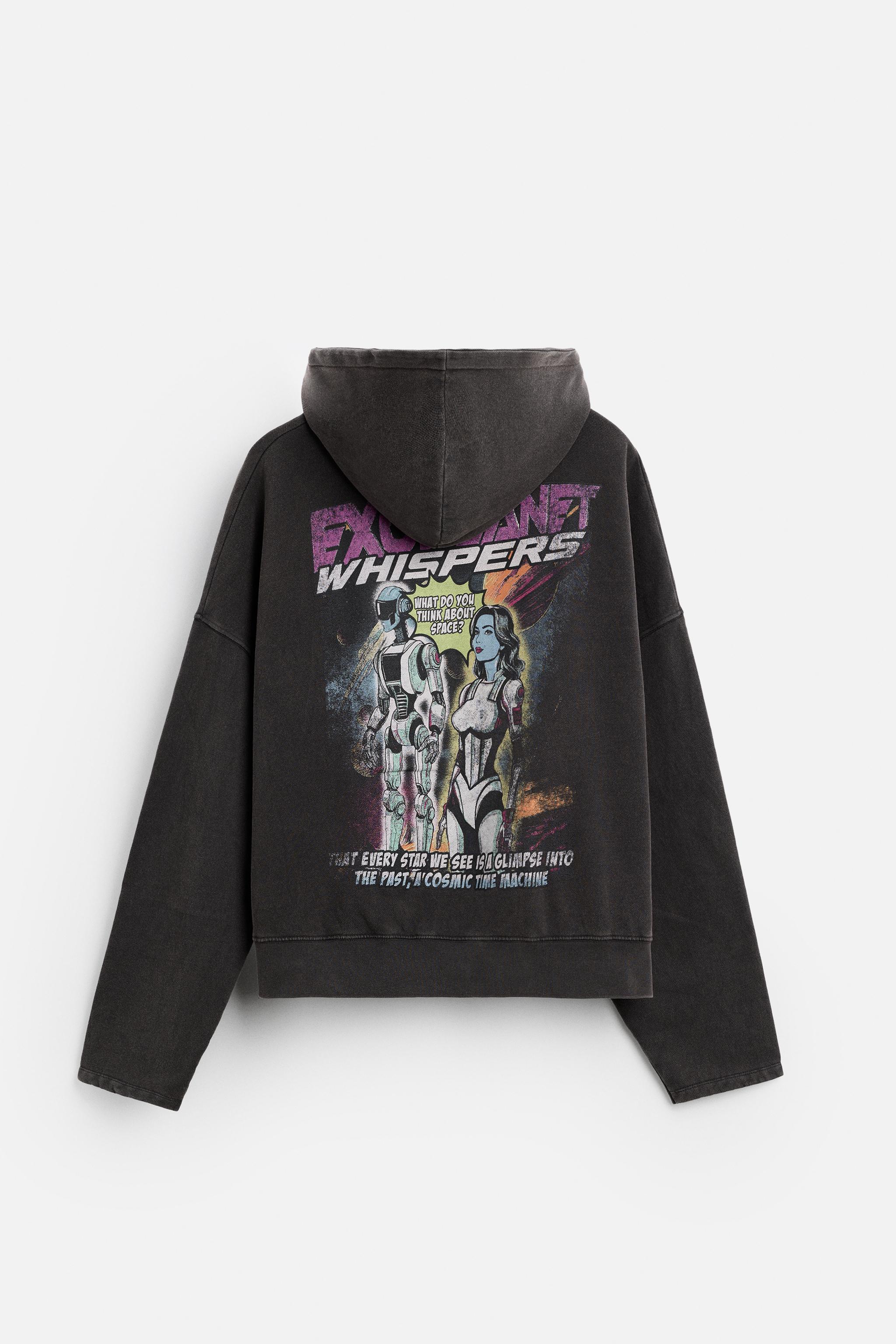 Back to the future sweatshirt zara online