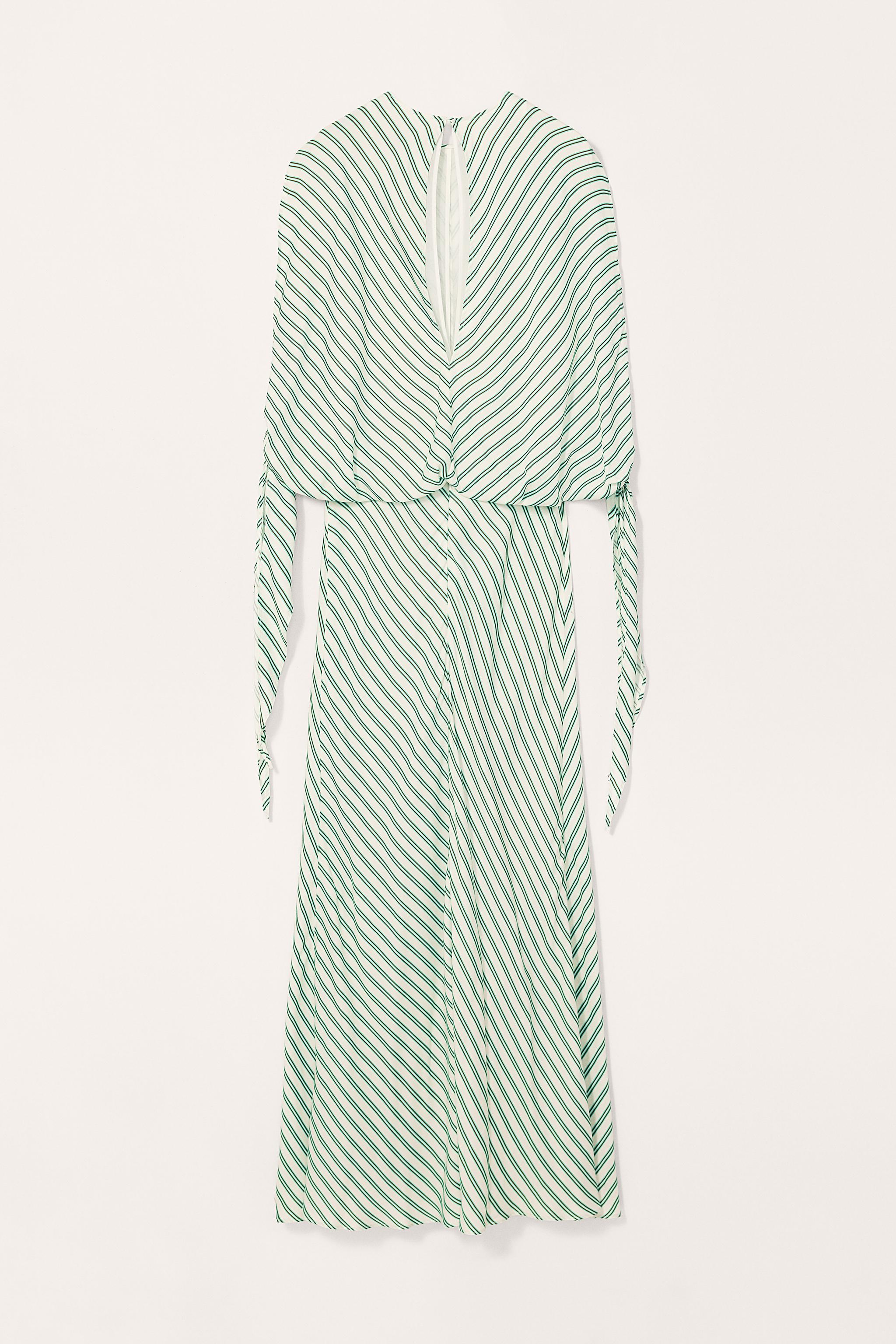 【ZARA】LIMITED EDITION ストライプ柄アシンメトリーワンピース LIMITED EDITION ストライプ柄アシンメトリーワンピース