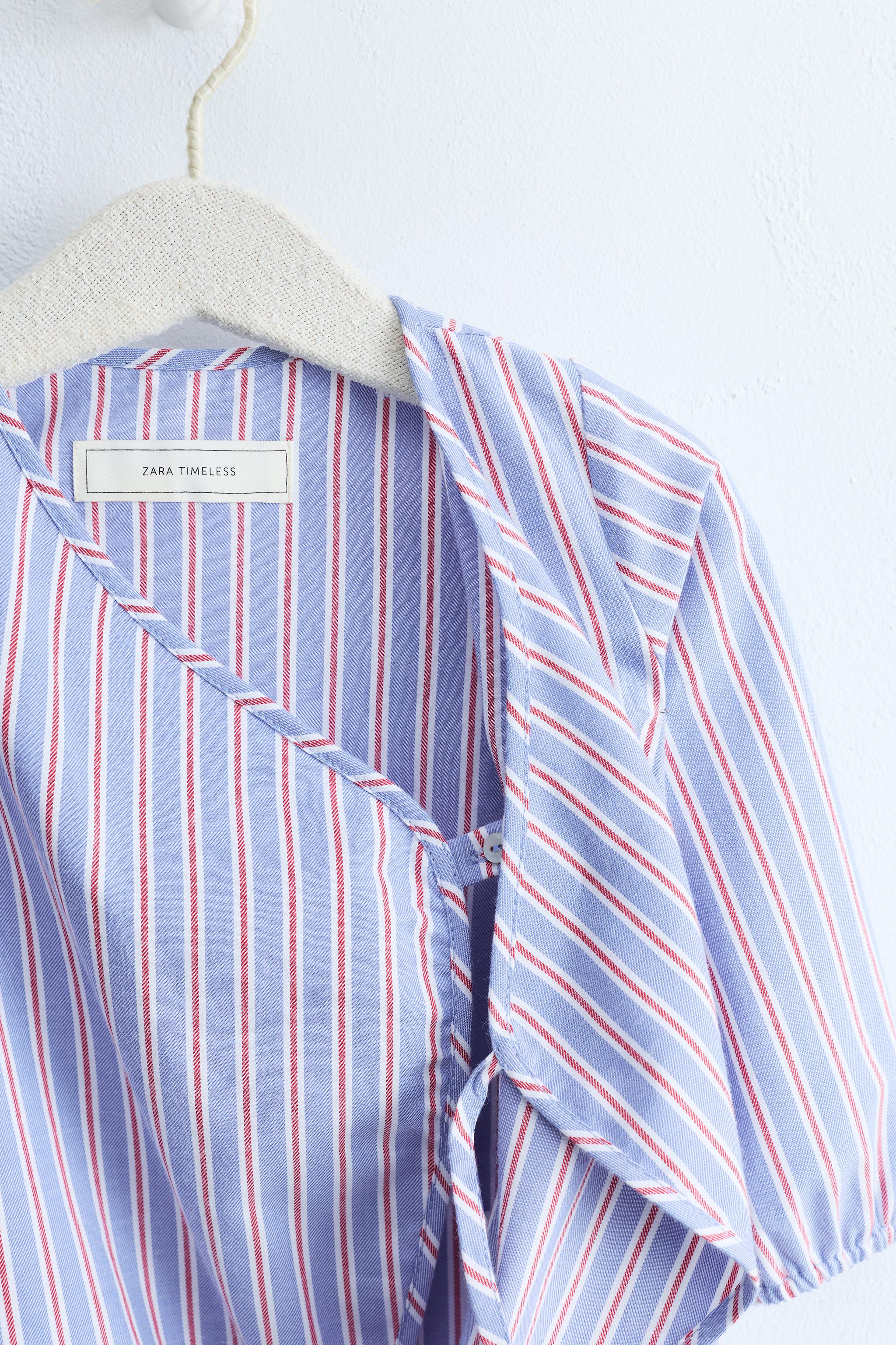 ZARA TIMELESS - BODY LONG À RAYURES