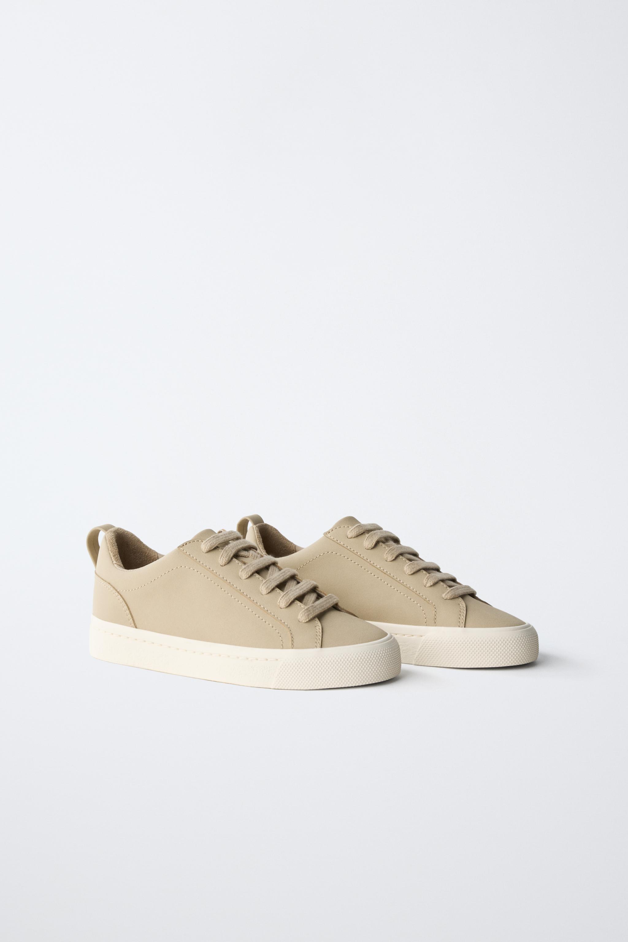 BASIC SNEAKERS — Sandy Brown