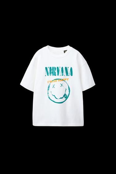 NIRVANA ® T-SHIRT - White by Zara - Image 0