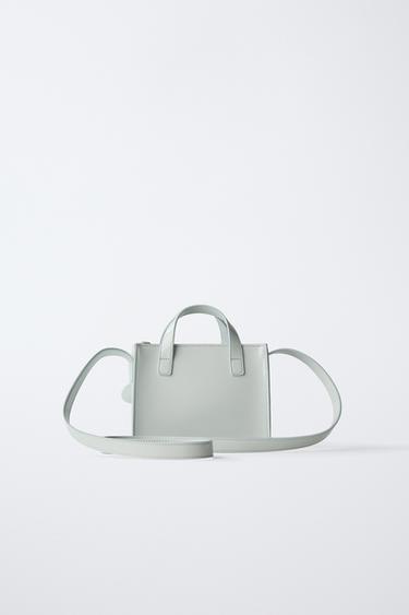 SAC BANDOULIÈRE FLEURS 3D - Bleu de Zara - Image 4