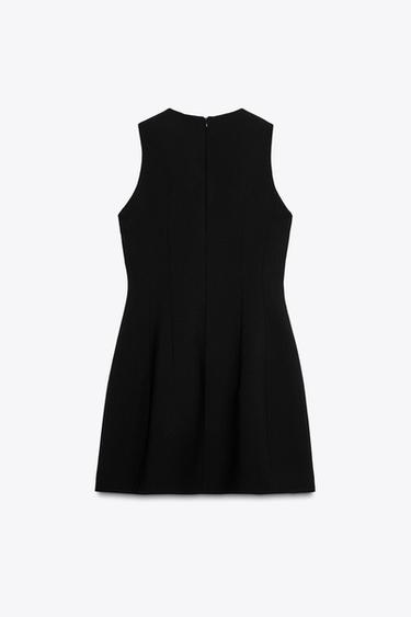 ZW COLLECTION SHORT VOLUMINOUS DRESS - Black by Zara - Image 5