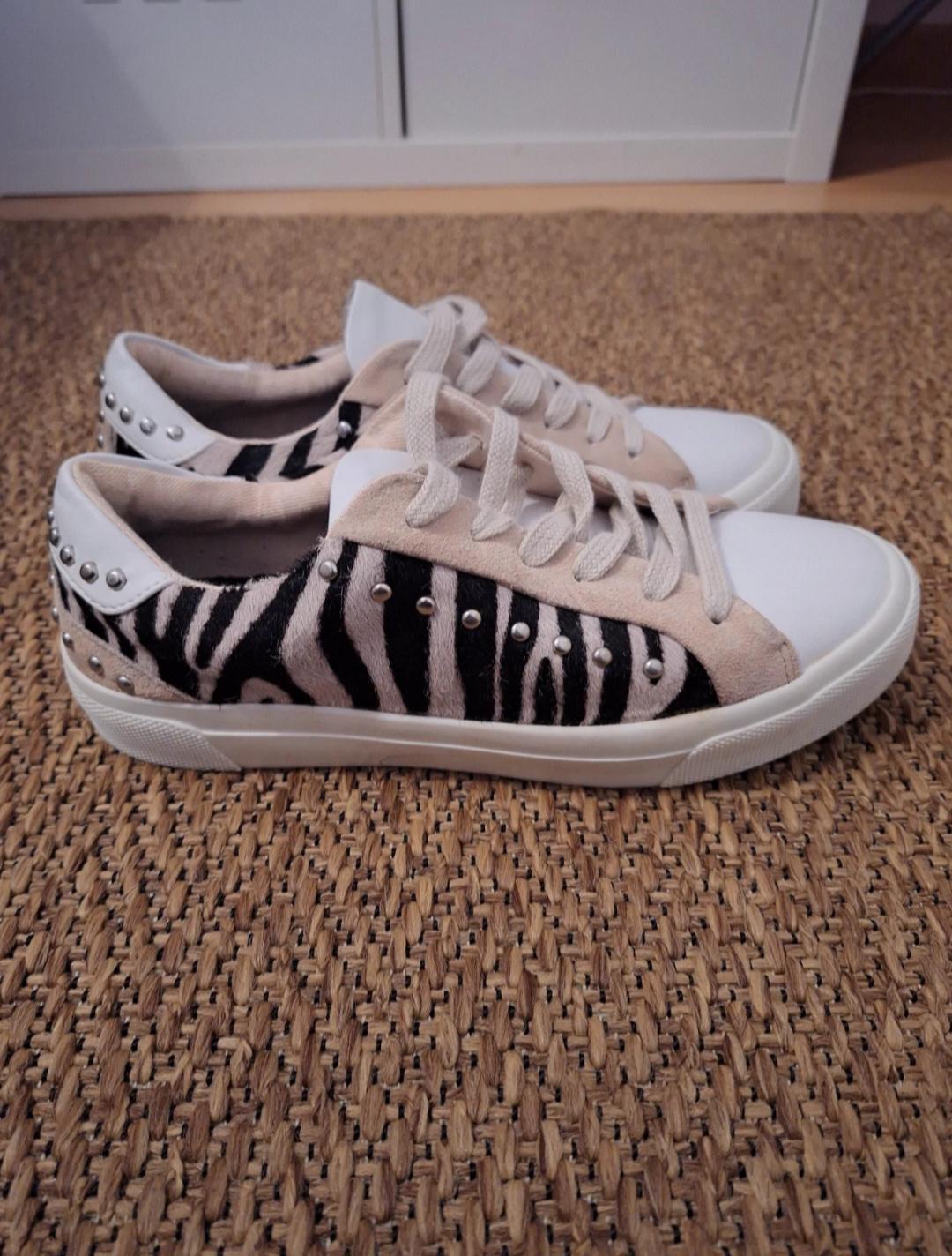 ANIMAL PRINT LEATHER SNEAKERS - Image 4