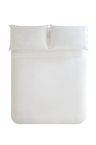 CAPA DE EDREDOM DE PIQUÊ COM PIPING - Branco da Zara