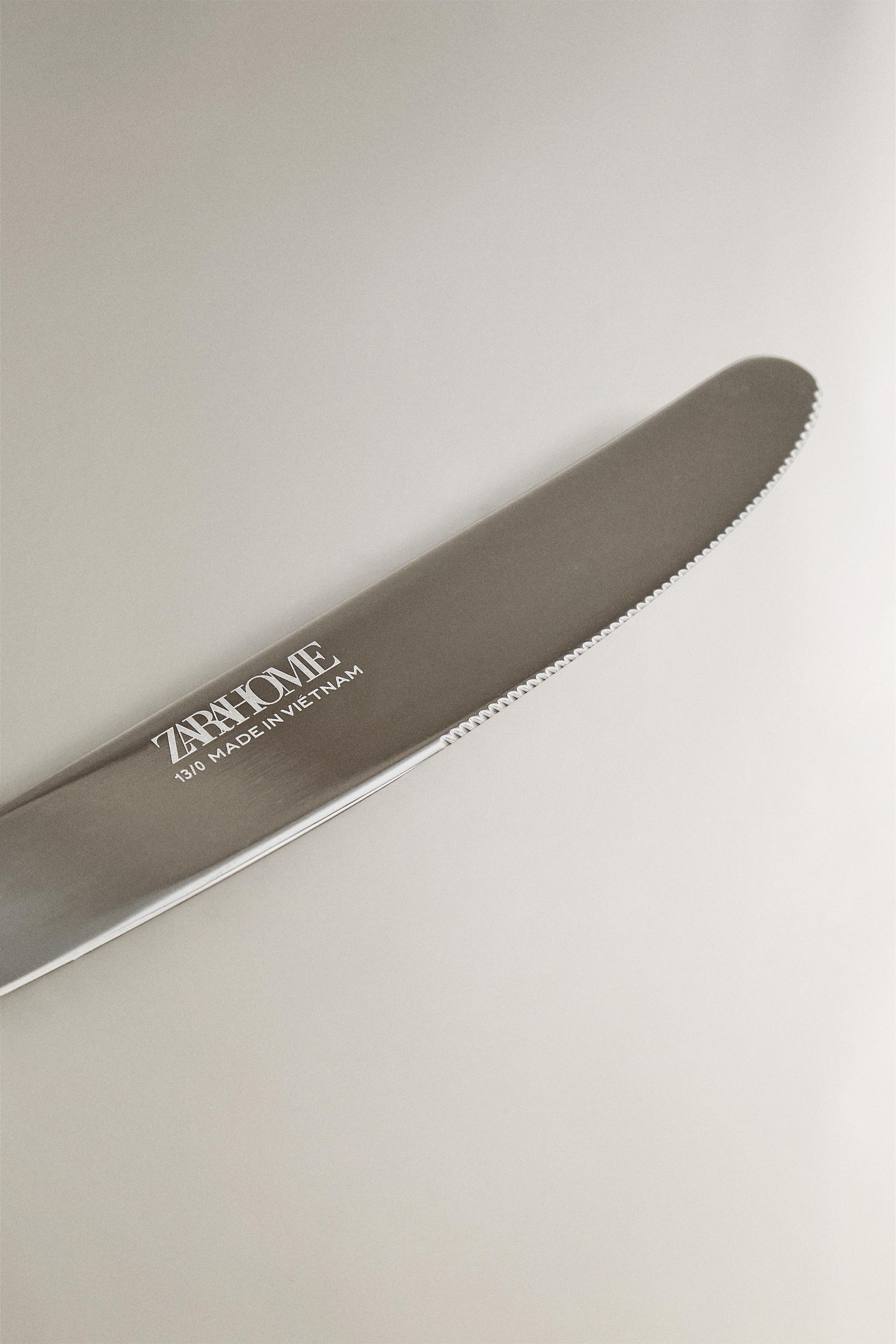 SHINY STEEL DESSERT KNIFE