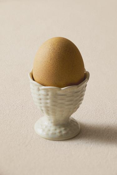 KERAMIK-EIERBECHER - Cremefarben von Zara