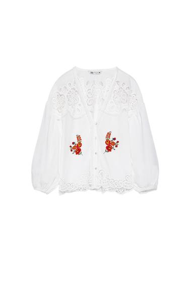 EMBROIDERED BLOUSE