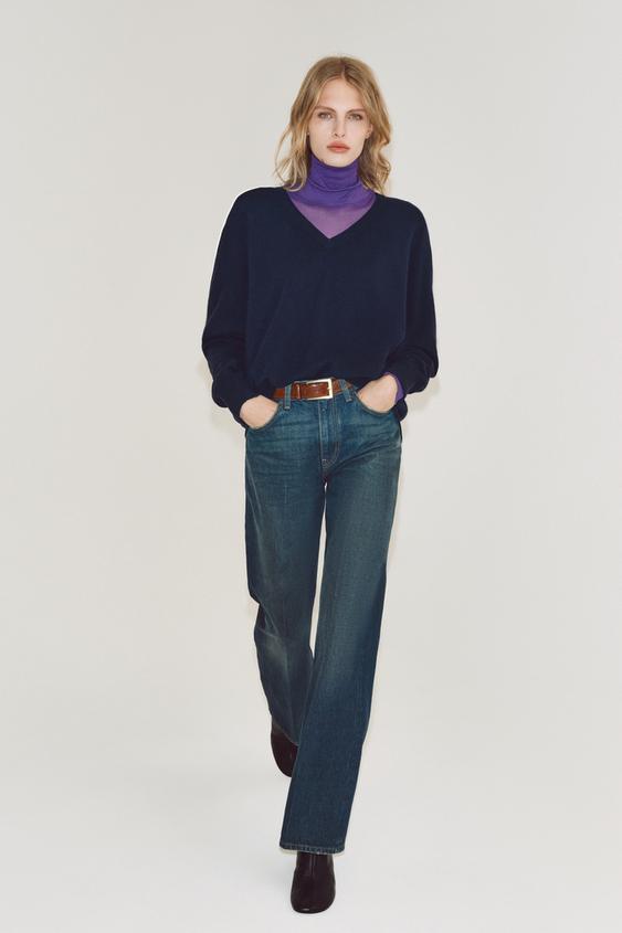 Zara 100% LEATHER BELT WITH RECTANGULAR BUCKLE - taupe brown - Image 0