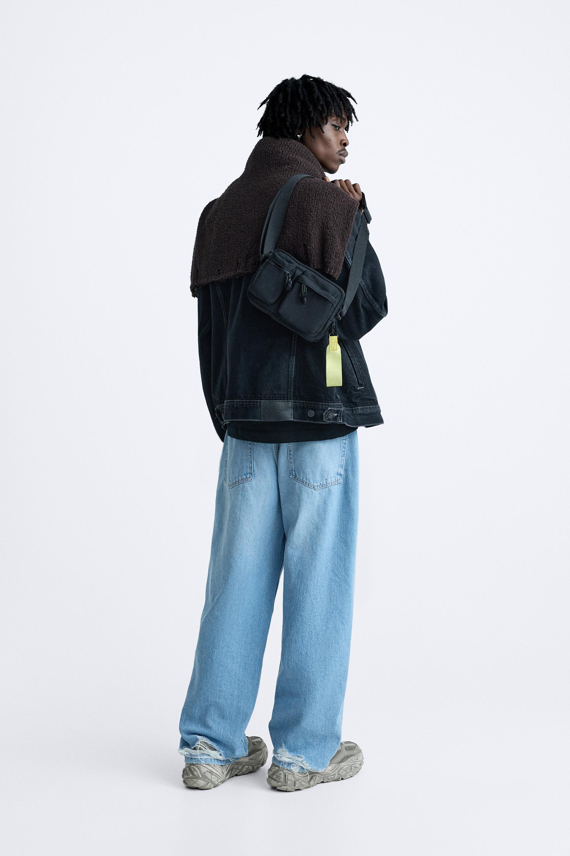 MINI CROSSBODY BAG WITH KEY RING Black ZARA Ireland