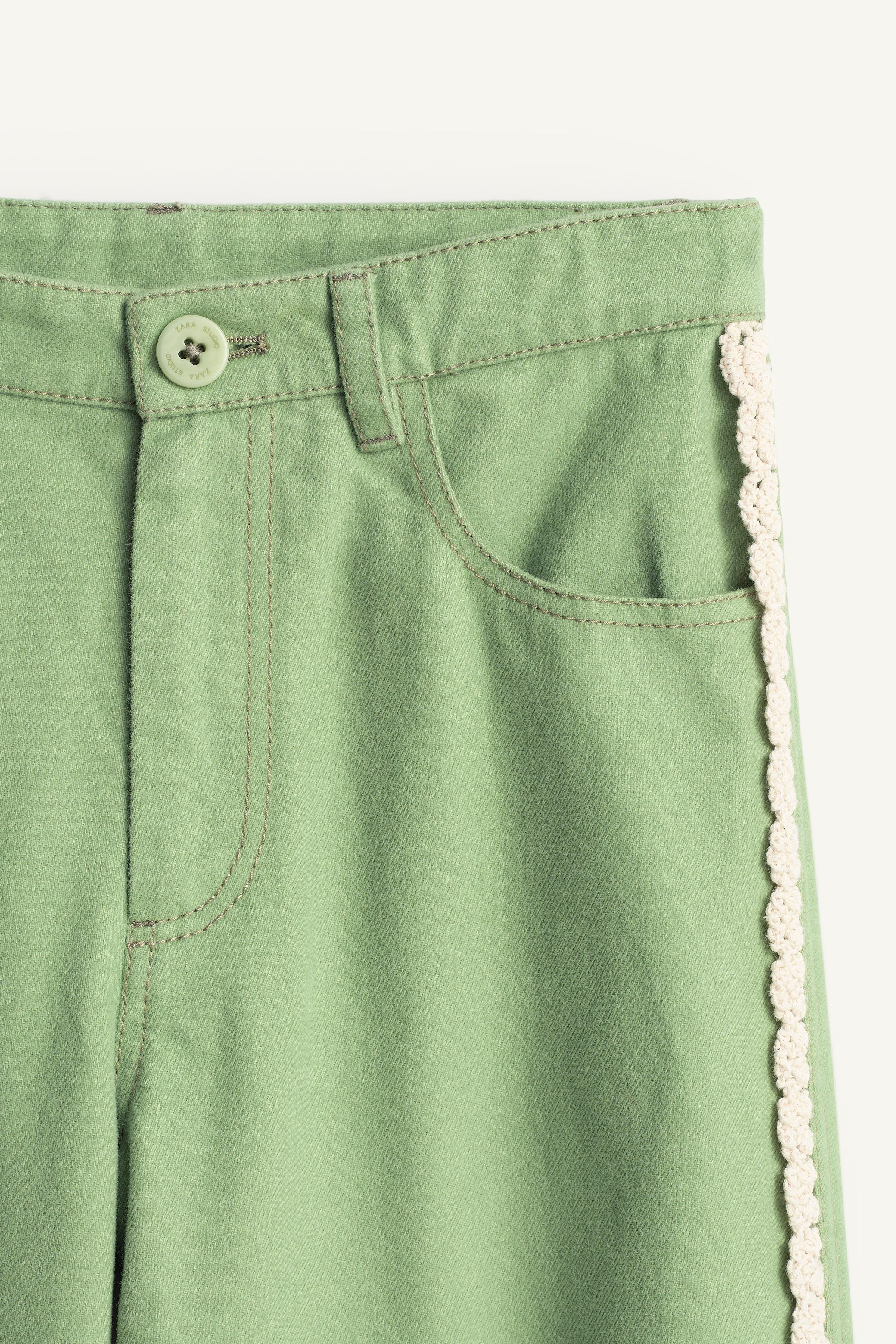 LIMITED EDITION WIDE-LEG CROCHET PANTS