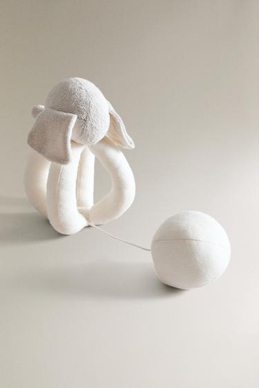 PELUCHE ENFANT HOCHET ÉLÉPHANT - Gris / Beige de Zara - Image 3