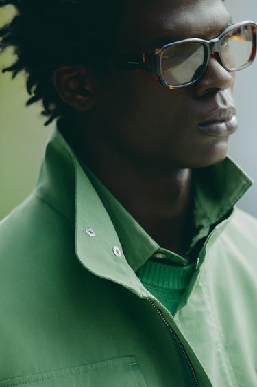 Zara RECTANGULAR SUNGLASSES - Tortoise shell