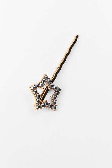 LOT DE 4 BARRETTES BRILLANTES - Doré de Zara - Image 6