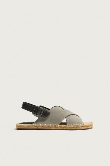 Zara LTHR SNDLS - Blue