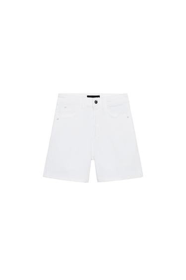 Z1975 MOM FIT SHORTS - White by Zara