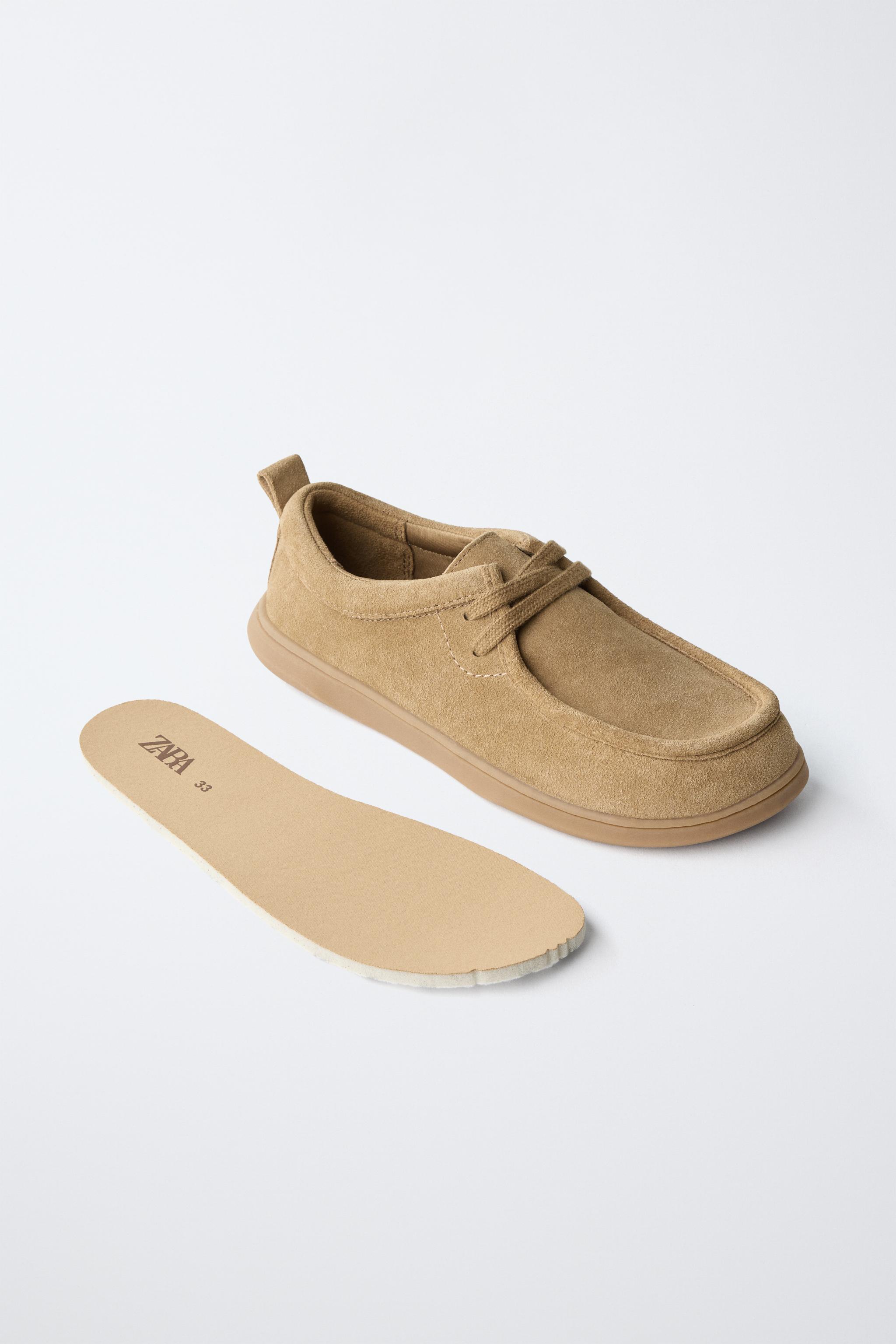 CHAUSSURES BATEAU BAREFOOT EN CUIR À LACETS