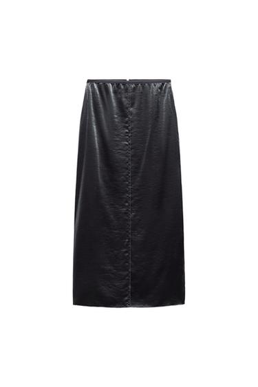 IRIDESCENT MIDI SKIRT