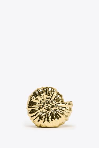 METALLIC CONCH MINAUDIÈRE - Golden by Zara