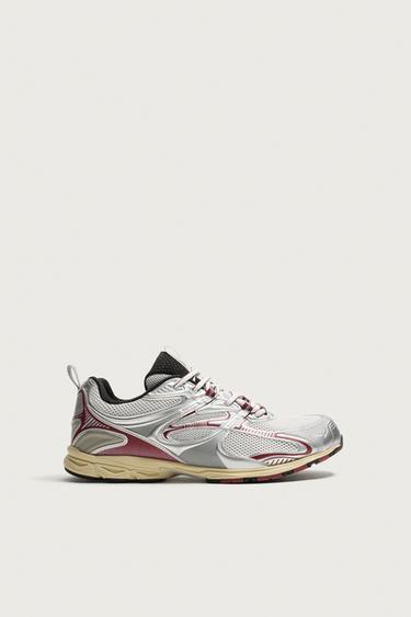 CHUNKY SOLE TRAINERS - Silver by Zara