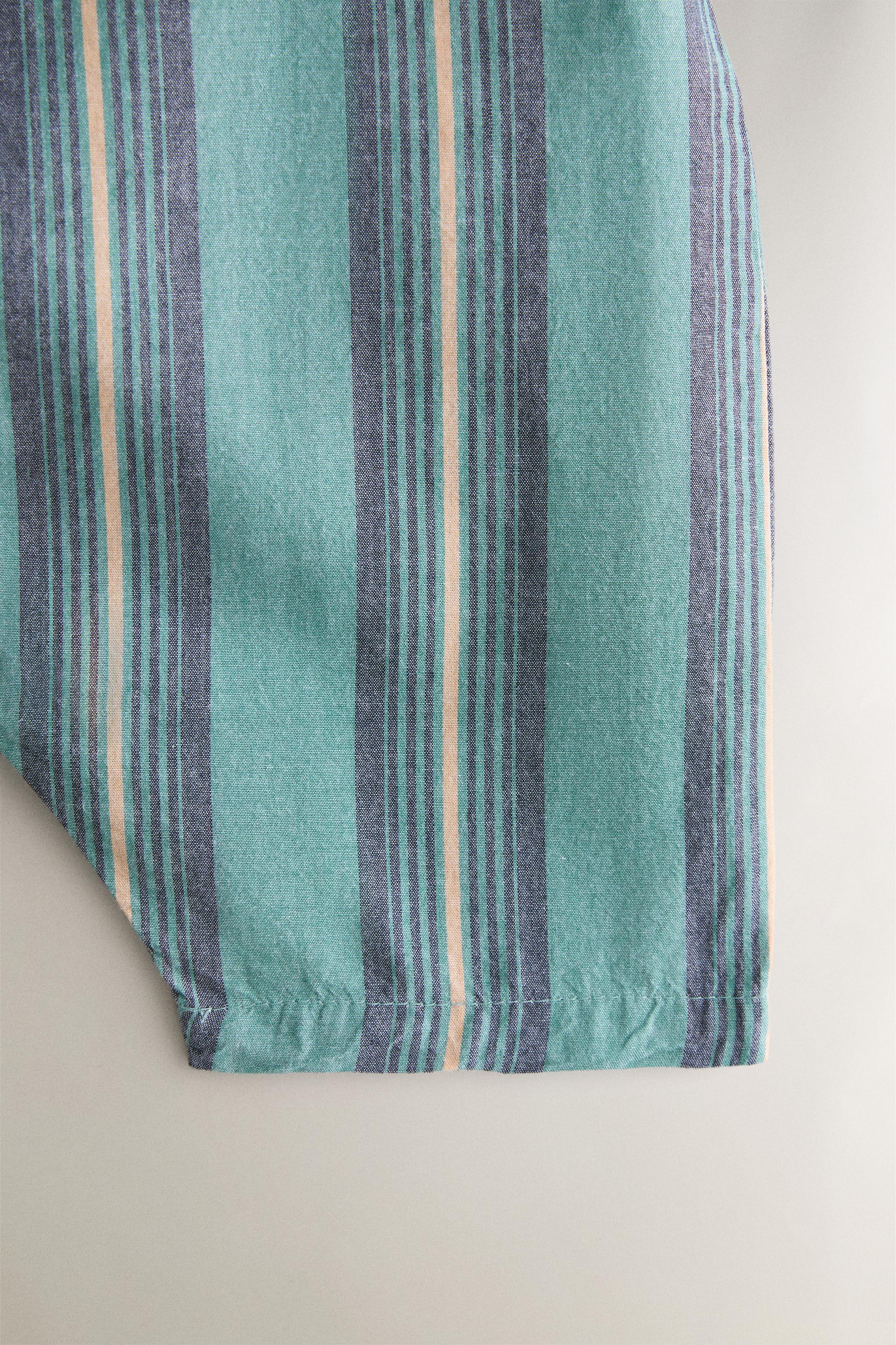 BABY STRIPED FOOTED ROMPER