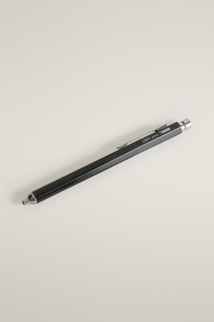 OHTO ALUMINUM AND BRASS PEN — Black