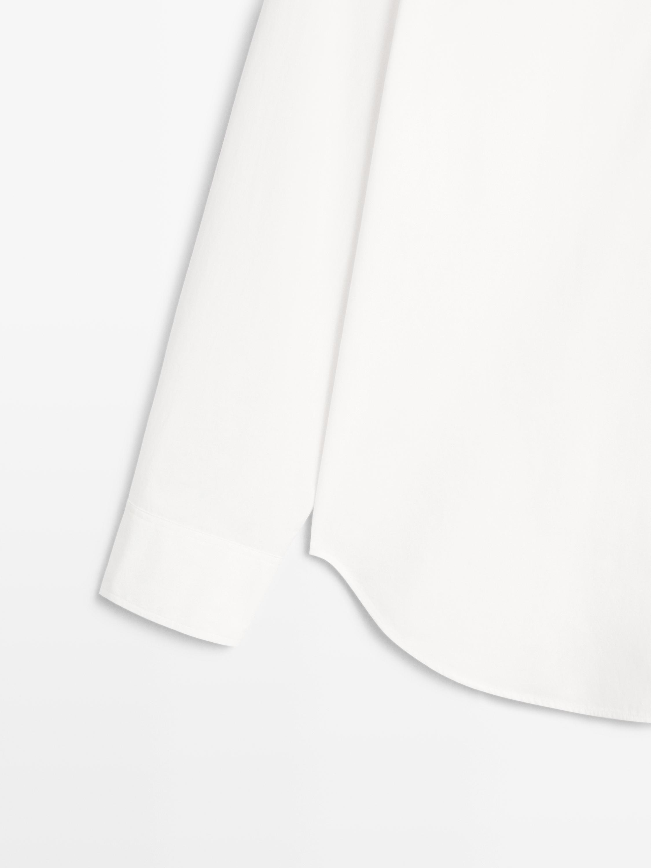 Chemise en popeline 100 % coton