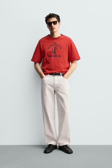 RELAXED FIT JEANS - White by Zara - Image 0