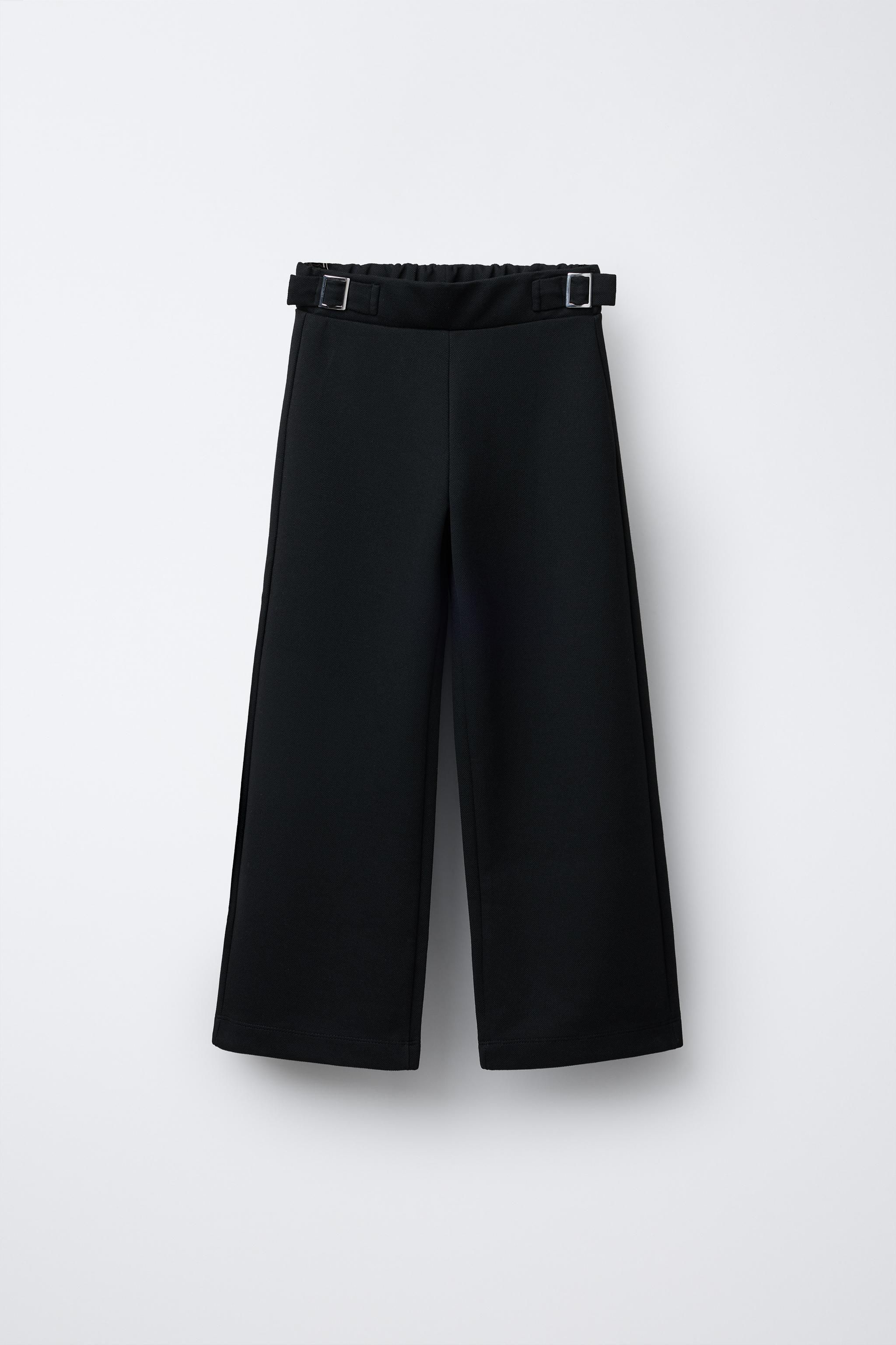 BUCKLED SUIT PANTS - Black | ZARA United States