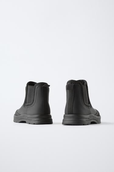 RUBBERISED BOOTS - Black by Zara - Image 3