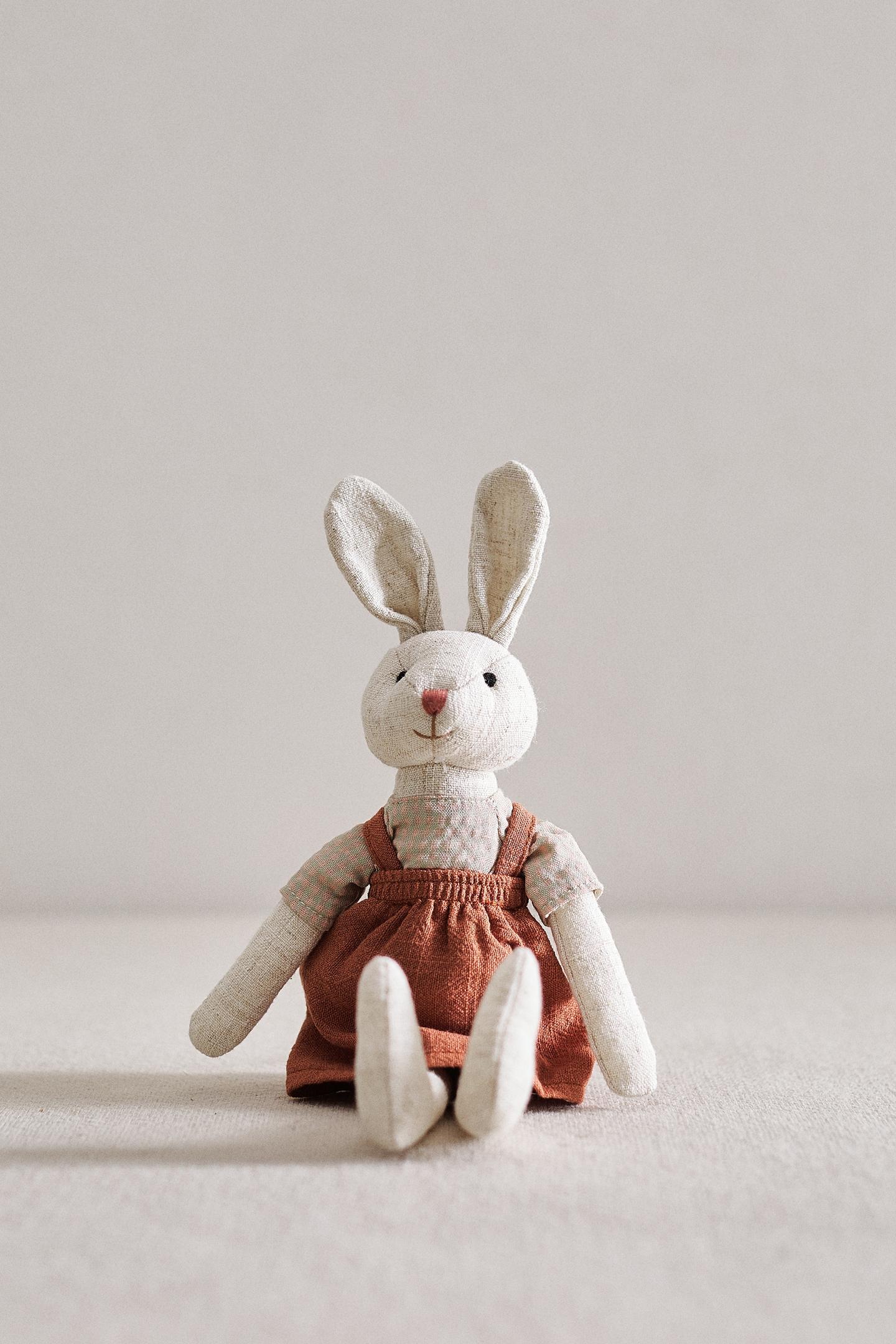 Детская мягкая игрушка Zara KIDS’ Bunny Plush Toy, цвет: Разноцветный — фото 6