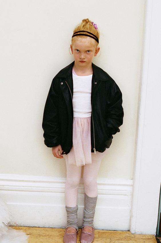 TECHNICAL BALLET LEGGINGS - Pale pink by Zara - Image 0