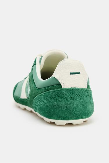 BASKETS RUNNING - Vert de Zara - Image 5