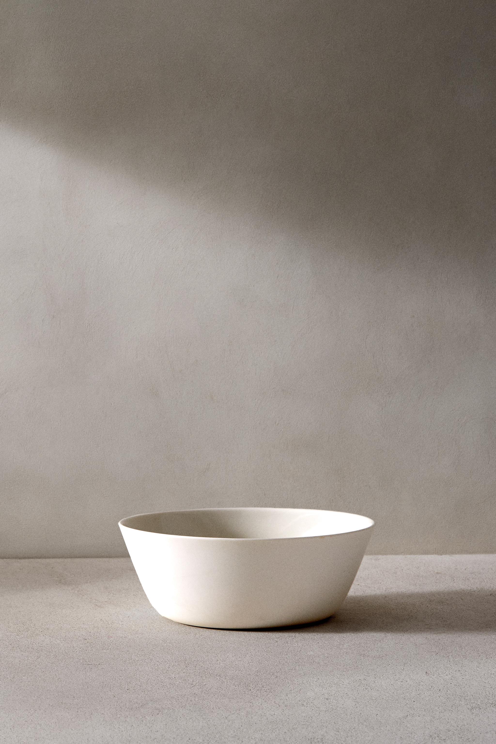  ホワイトラウンドボウル 800ml 2個セット ボウル L 2個セット - ブラウン/ホワイト | ZARA Japan / 日本