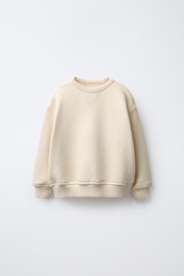 Zara PLAIN BENSIMON ® X ZARA SWEATSHIRT - Vanilla