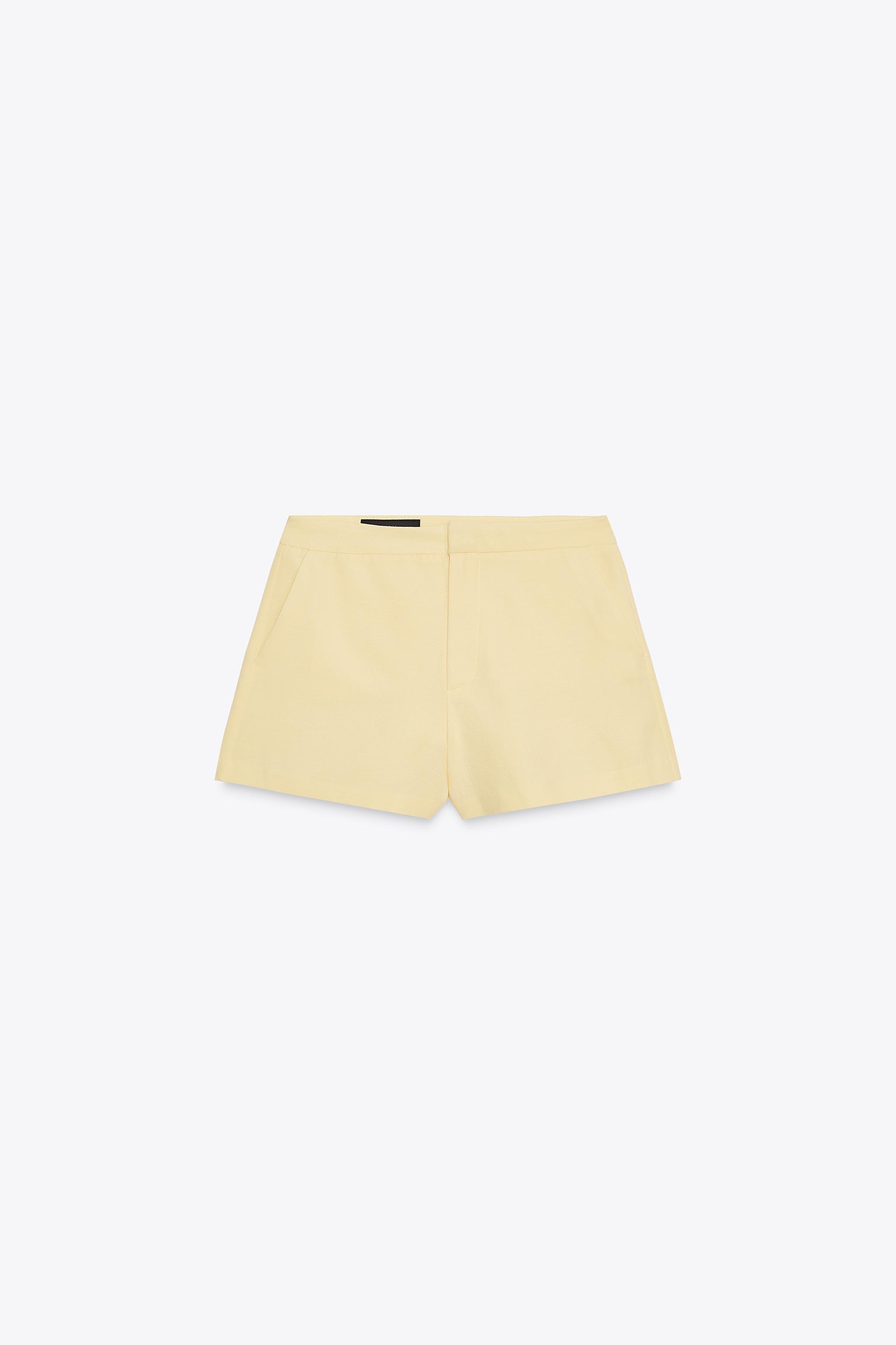 ZARA ミニショートパンツ 4661/500 Zara drawstring shorts bubble gum 4661/500 | eBay